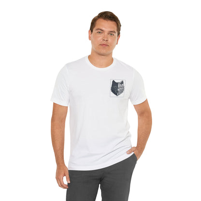 Wander Nova Scotia Wolf Portrait T-Shirt